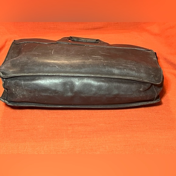 Union Pacific RailRoad Black Leather Satchel/Brief case Vintage - Picture 3 of 13